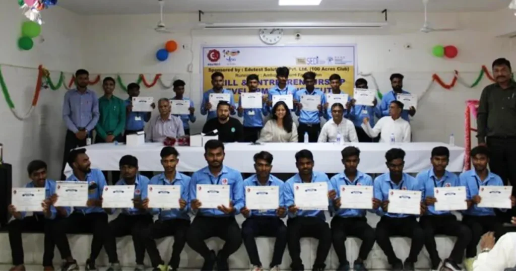 Rural Youth Trained in Entrepreneurship and Skill Development in Gujarat
