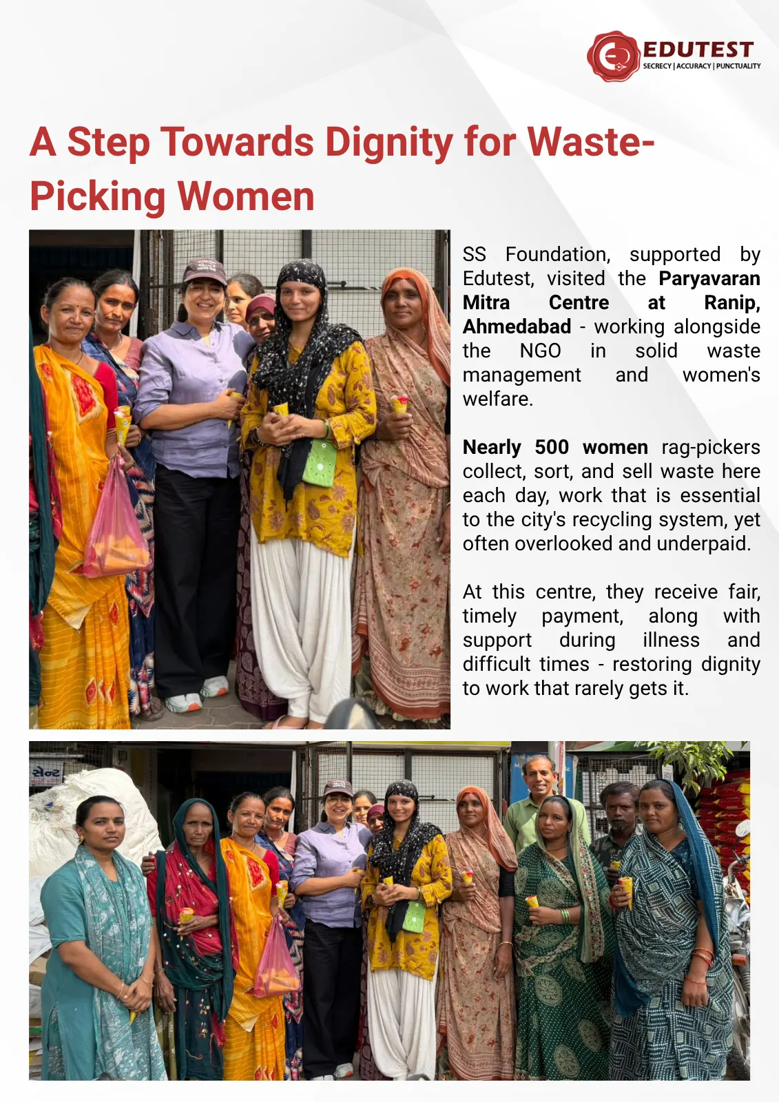 A Step Towards Dignity For Waste Picking Women