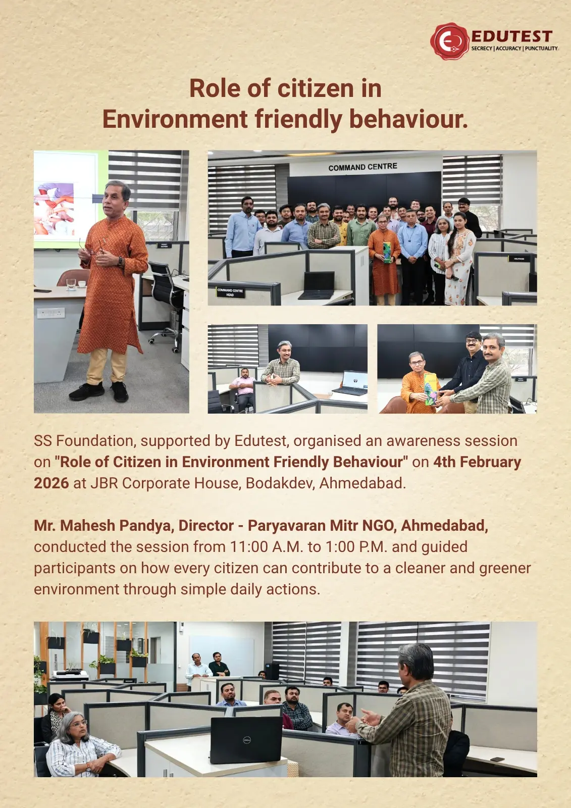 Role of citizen in Environment friendly behaviour